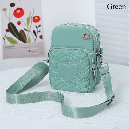Lille skuldertaske Mobiltelefontaske GRØN