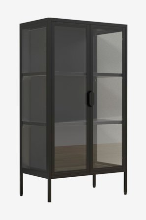 VCM - Vcm Lattiavitriini Floka M - Musta - Senkit & sivupöydät - - Homeroom