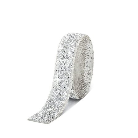 5 Yards Selvklæbende Rhinestone Krystal Tape Diamant Tape Bling Rhinestone Dekorativ Tape DIY Dekoration Rhinestone Tape til DIY Dekor