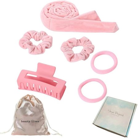 Heatless Curler Curls Uden Heat PINK