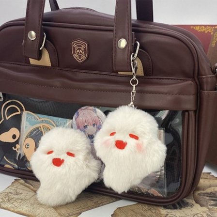 e Doll Anime Avaimenperä Hu Tao Ghost Kawaii Pehmotäytetty sarjakuva