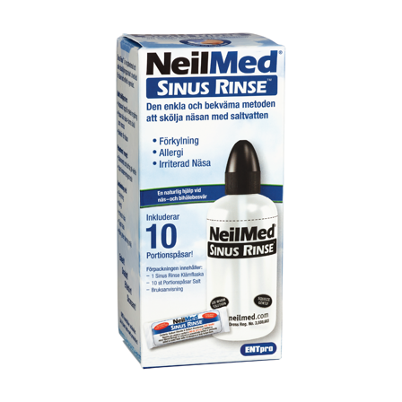 Neilmed Sinus Rinse Neseskyller m/10 poser salt, 1 sett