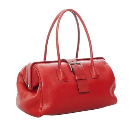 Prada Vintage, Pre-owned Leather Handbag Rood, Dames, Maat:ONE Size