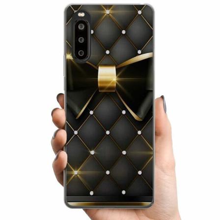 Sony Xperia 10 Ii Tpu Mobilskal Gyllene Rosett