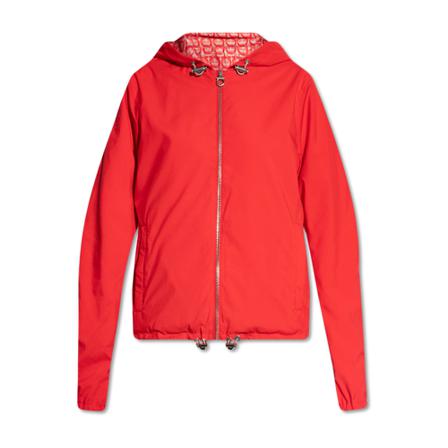 Salvatore Ferragamo Reversible hooded Jakke Rød, Dame
