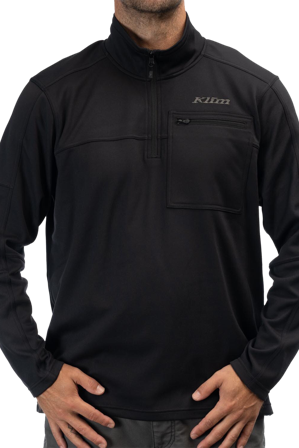 Felpa Klim Glacier 1/4 Zip Nero S