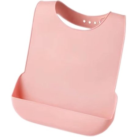Vaskbar silikon smekke for voksne, justerbar silikon smekke for voksne, spisesmekke for eldre.