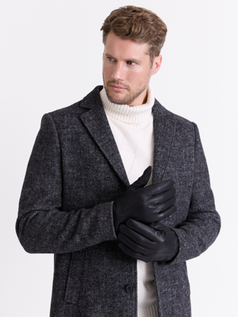 MATCH - Fedele skinnhanske - Mario Conti - Str. L/XL - Herre - Tilbehør - Svart - 100% geiteskinn