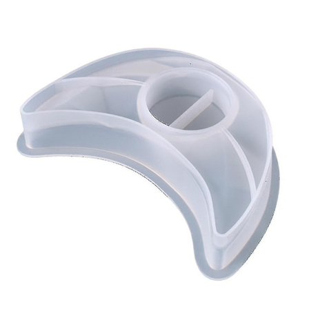 DIY-kristallihartsimuotti Kuun muotoinen kynttilänjalka