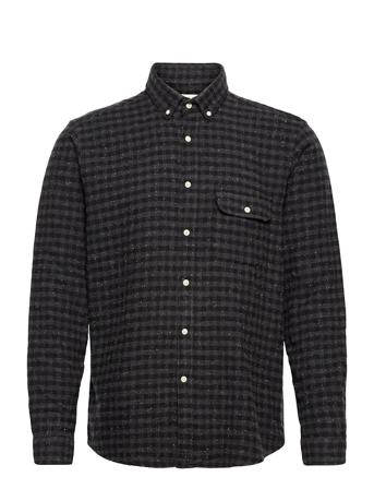 Larry L/S Shirt Black Far Afield