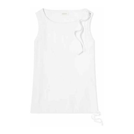 Max Mara Sleeveless Tops Hvid, Dame