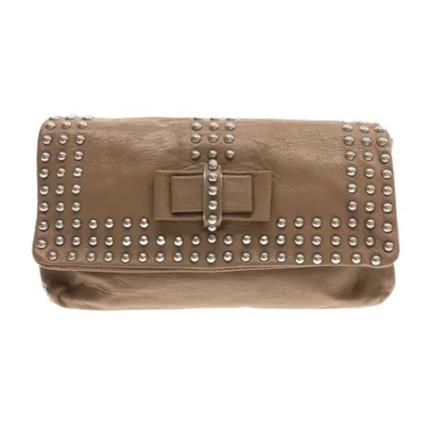 Christian Louboutin Pre-owned, Pre-owned Clutches Bruin, Dames, Maat:ONE Size,leather