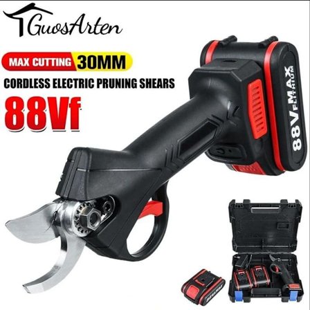 220V 500W sähkökäyttöinen oksasakset 1 akulla Bonsa-kapasiteetti Ladattava puutarha