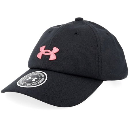 Under Armour - Zwart unconstructed Cap - Kids Girls Blitzing Low Black Dad Cap @ Hatstore