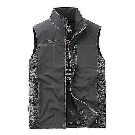 Herre Udendørs Sommer Arbejdsvest Forår Multi-lommer Taktisk Vest Stor Størrelse M-6XL Mand Vandring Fiskeri Ærmeløse Jakker-Perfet