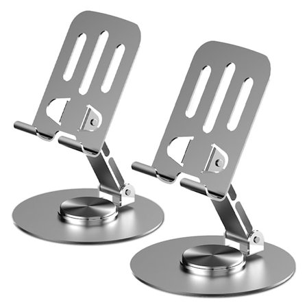2 stk. Mobilholder Sammenleggbart Bord Sammenleggbar og Multi-Vinkel