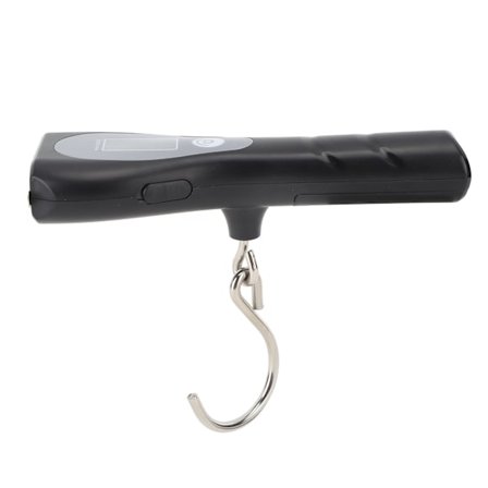 Bærbar digital bagasjevekt med lommelykt og 1m tape for reise og fiske