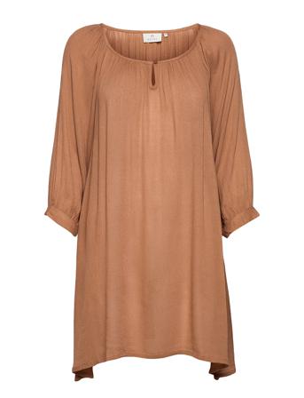 Amber Tunic Tunika Brun Kaffe