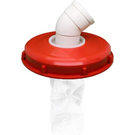 Ibc Regnfilter Dæksel, Vaskbar Nylon Ibc Filter, Ibc Låg Filter Dæksel 163mm/245mm Rød Ibc Regn Tank