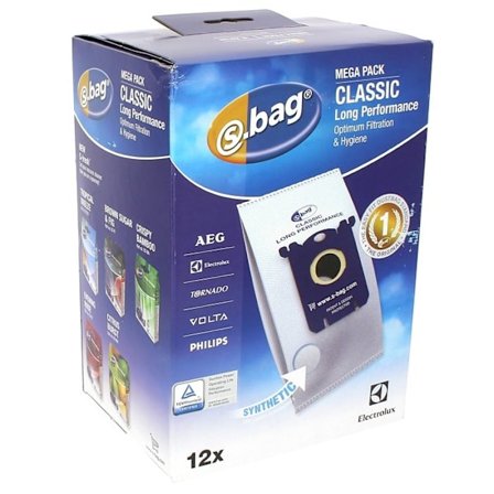 Säckar för dammsugare s-bag classic x12 9001684811 - dammsugare