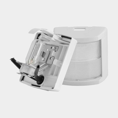 Luz de popa para montagem na popa Hella 2984, 25 W, 12 V, 135°, plástico branco resistente a UV, 108 x 107 x 90 mm, branca, para embarcações <20 