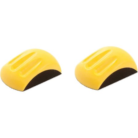 2x 6 Tommer Håndslibningsblok Til Krog- og Sløjfe-Sandpapir Håndpuder Poleringsblok Slibeværktøjer