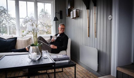 Halvor Bakke BEHA Raw-Panelovn 1000W 83x45cm Malbar HR10 WiFi Gen2