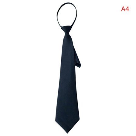 Svart Clip On Herr Slips Säkerhetsslipsar För män Kvinnor Unisex Tie Cl