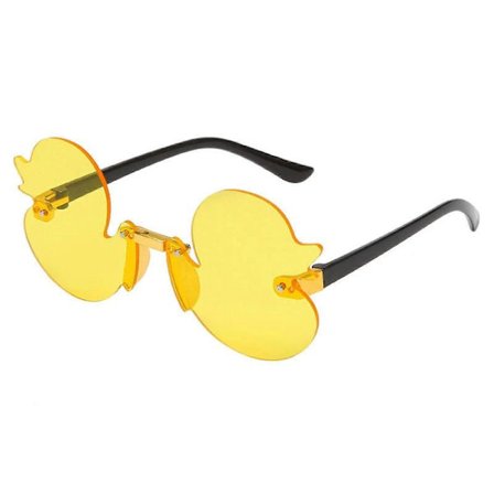 Barnesolbriller Andungeform Gjennomsiktig Anti-UV Beskyttelse mot Sollys Øyebeskyttelse Fotorekvisitt Jenter Ferie Sommer Strand Solbriller 2025