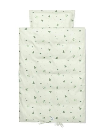 Vanilla Copenhagen Sengetøj - Baby - Space - Green - 70X 100CM/40X 45CM