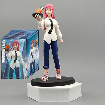 19cm Motorsåg Man Denji Anime Figur Power/denji Action Figur Motorsåg Man Denji Figurine Vuxen Samlarobjekt Modell Docka Leksak Present C