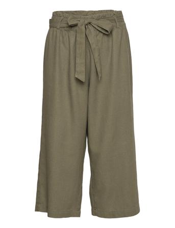 Jdydarling Mw Linen Crop Pant Wvn Lo Green Jacqueline De Yong
