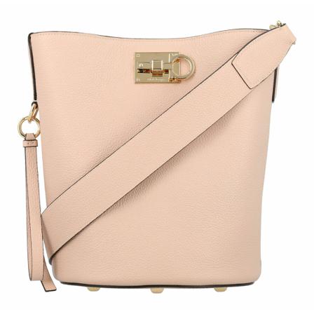 Salvatore Ferragamo, Handbag 212892756836 Roze, Dames, Maat:ONE Size,leer