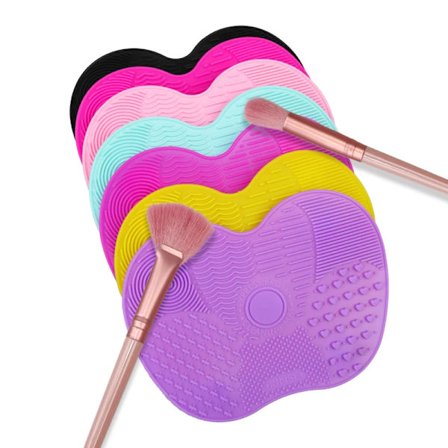 Silicone Makeup Brush Cleaning Mat Washing Tools Hand Tool Large Pad Sucker Scrubber Board Washing Cosmetic Brush Cleaner Tool