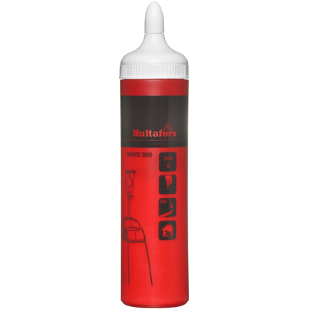 Hultafors WHITE 360 Snörslåkrita vit, 360 g, Mått & vattenpass