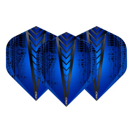 Red Dragon Darts Flights Hardcore Radical Blue Standard 100 Micron Extra Thick 4 Sets 12 Pieces Professional