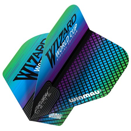 Winmau Prism Delta Wizard Rainbow Dart Flights | Winmau.com