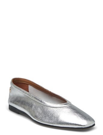 Tommy Hilfiger | Soft Metal Lthr Ballerina No Bow | 38