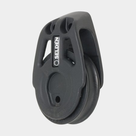 Deck block Seldén BBB 60, deck mounted, ball bearing, suitable for ropes Ø6 - 10 mm