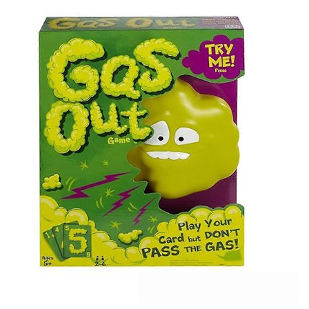 Gas Out Perhepeli - Pierupilvi Temppupeli Korttipeli