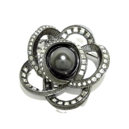 Chanel Vintage - Vintage Smycken - Grå - Dam - Storlek: One Size, Dam, Storlek: ONE SIZE