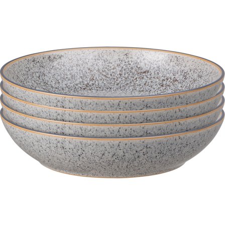 Denby Studio Grey Pastaskål 22 cm, 4-Pack | Dukning & Servering > Tallrikar > Djup tallrik | Bagaren och Kocken