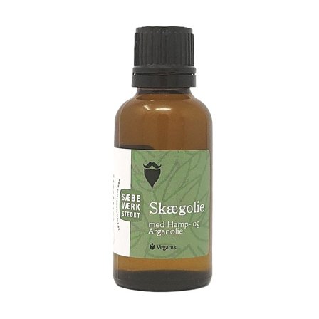 SÆBEVÆRKSTEDET Skægolie med Hamp- og Arganolie, Hår, Skægpleje