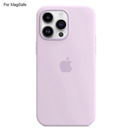 Kompatibel med iPhone 14 Pro Deksel Kompatibel med MagSafe Flytende Silikon Telefondeksel [Induksjons Popover] - Perfekt Lys Lilla_tfrf Lys lilla