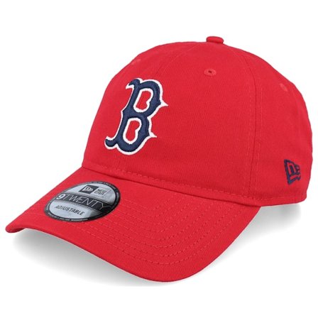 New Era - MLB Red unconstructed Czapka Z Daszkiem - Boston Red Sox MLB Core Classic 9TWENTY Scarlet Dad Cap @ Hatstore