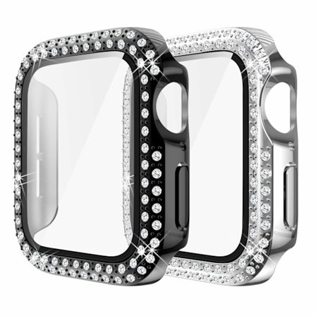 2-pack Kompatibel med Apple Watch skärmskydd 40mm