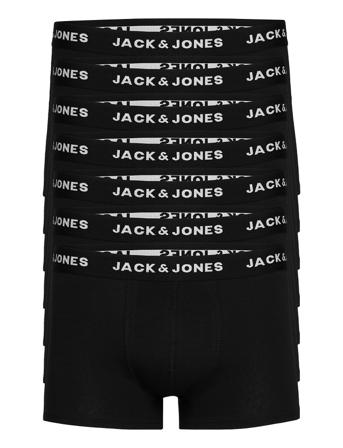 Jachuey Trunks 7 Pack Boxershorts Sort Jack & J S