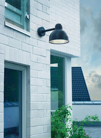 Koster 724 utelampe - grafittgrå