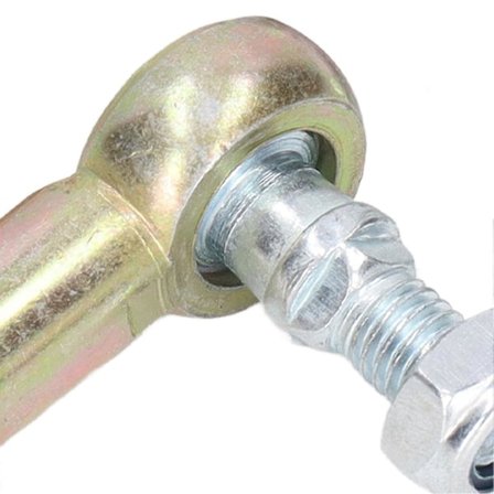 2 stk. 8 mm styrekugle af stållegering, universal kugleled til 110cc Quad Dirt Bike ATV Go Kart