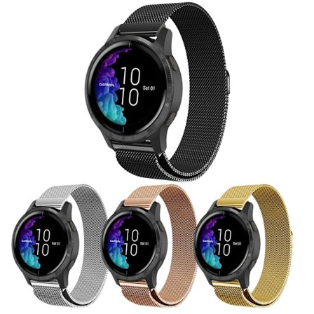 SKALO Milanese Loop till Garmin Venu 2S - Fler färger